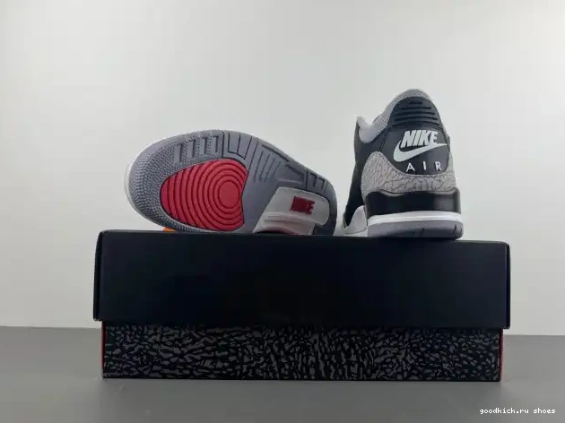 Cheap 3 Cement DN3707-010 Black Jordan Air 0617